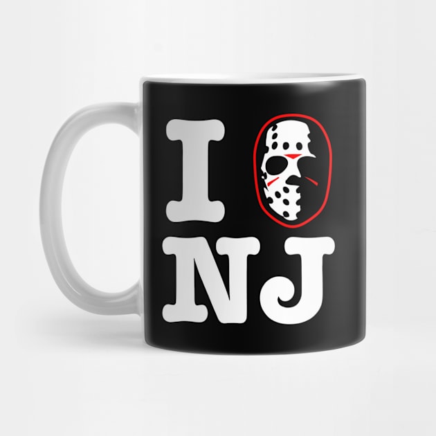 I Hockey Mask New Jersey by GodsBurden